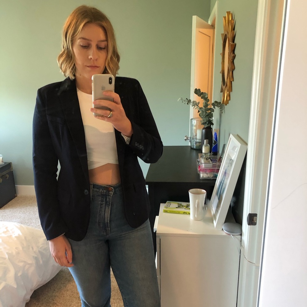 Navy blazer